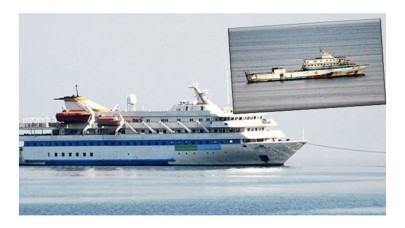 Yunanistan'ın hedef aldığı gemide dikkat çeken 'Mavi Marmara' detayı