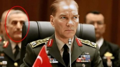 Atatürk'ün yapay zekayla yapılan ve gündem olan fotoğrafında yer alan ismin kimliği tepki çekti