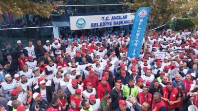 Avcılar Belediyesinde işçiler grev başlattı