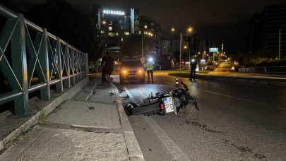 Bursa'da motosikletiyle kaza yapan Gökhan Bulut ağır yaralı