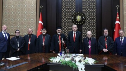 Cumhurbaşkanı Erdoğan,  Dünya Süryani Katolik Patriği ve heyetini kabul etti
