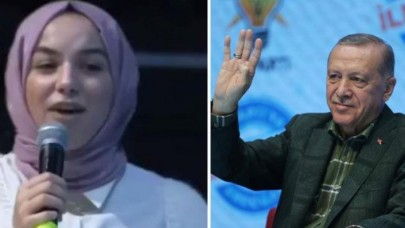 Diyarbakır'daki programda genç kızın Erdoğan için söylediği Kürtçe tabir salonu yıktı