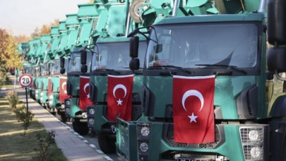 DSİ'nin araç filosuna 60 kamyon daha eklendi
