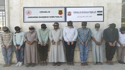 Suriye'nin kuzeyinde 6'sı sözde yönetici 15 terörist yakalandı