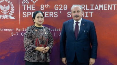 TBMM Başkanı Şentop,  Endonezya Temsilciler Meclisi Başkanı Maharani ile görüştü