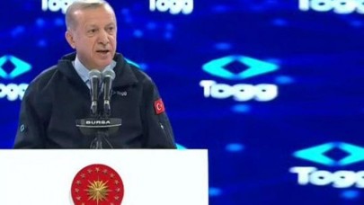 Togg'un açılışına iki muhalif parti lideri katıldı,  Cumhurbaşkanı Erdoğan kürsüden teşekkür etti