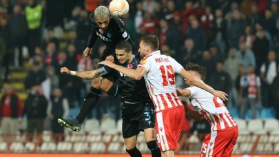 Trabzonspor direkleri geçemedi: Kızılyıldız'a yenildi