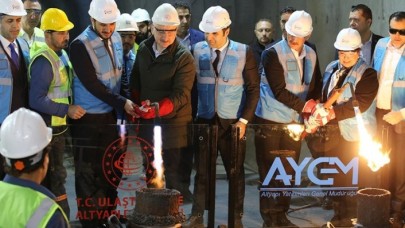 Bakırköy-Kirazlı metro hattının ilk ray kaynağı yapıldı