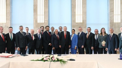 Cumhurbaşkanı Erdoğan TFF Başkanı'nı kabul etti: Her tünlü adımı atacağız