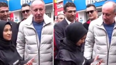 Fotoğraf çektiren genç kızın Muharrem İnce'ye sorduğu soru herkesi şoke etti