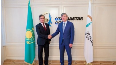 Genel Sekreter Yardımcısı Dr. Kocaman,  "Otandastar Qory"  Başkanı ile görüştü