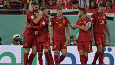 İspanya Kosta Rika'ya gol yağdırdı