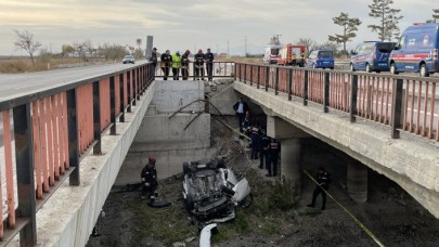 Konya'da kanala otomobil düştü: Mazlum Sarı,  Besime Sarı ve Şehribani Taş öldü