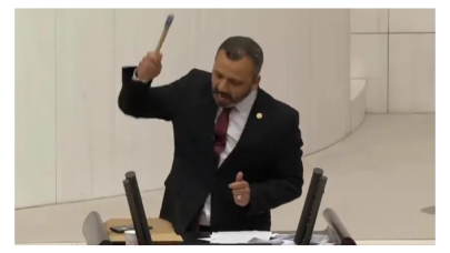 Meclis kürsüsüne zarar veren CHP'li vekile 10 bin TL'lik fatura