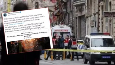 New York Times'tan Taksim'deki saldırı sonrası tepki çeken başlık!