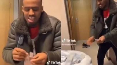 Sosyal medyada infial yaratan görüntüler: Yabancı uyruklu şahıs Türk parasını yırttı,  utanmadan paylaştı