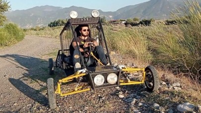 Üniversite öğrencisi hurda parçalarından kendi arazi aracını yaptı