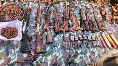 Tunceli'de terör operasyonunda silah ve mühimmat ele geçirildi