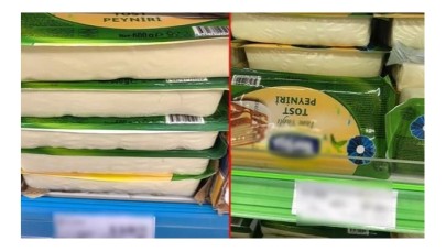 Aynı peynirin iki marketteki fiyatı pes dedirtti!