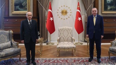 Cumhurbaşkanı Erdoğan,  Devlet Bahçeli arasında sürpriz  görüşme