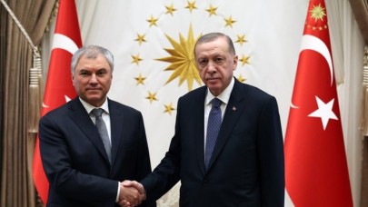 Cumhurbaşkanı Erdoğan,  Rusya Devlet Duması Başkanı Volodin'i kabul etti