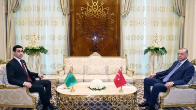 Büyük Asya buluşması: Erdoğan, Devlet Başkanı Berdimuhamedov ile görüştü
