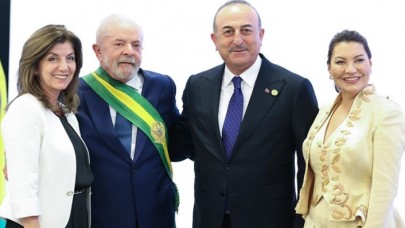 Bakan Çavuşoğlu,  Brezilya Devlet Başkanı Lula'nın yemin törenine katıldı