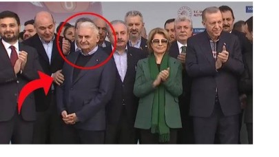 Bir görüntü,  iki detay! Binali Yıldırım küstü,  Bakan Soylu dürterek uyardı