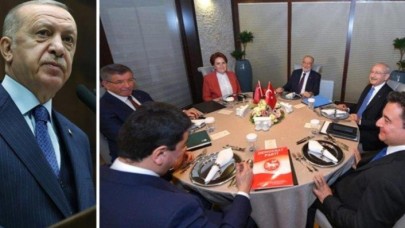 Cumhurbaşkanı Erdoğan'dan 6'lı masaya olay sözler: Güdük bir şahsiyeti aday olarak kabul ettirmeye çalışıyorlar