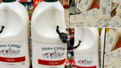 Marketlerde bunu da gördük! Süte alarm taktılar,  peyniri dilimle satmaya başladılar