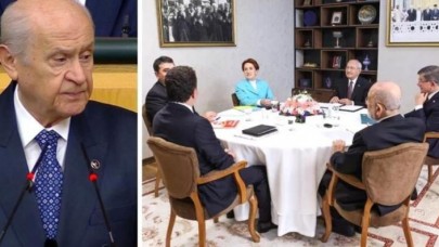 MHP Lideri Bahçeli'den bir matematik hesabı daha! Bu kez denklemi 6'lı masa üzerine kurdu