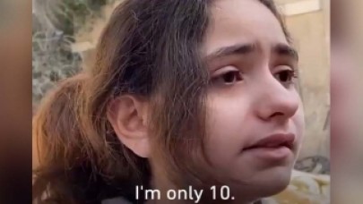 Evi bombalanan Filistinli küçük kız: Neden füze atarak çocukları öldürüyorsunuz?