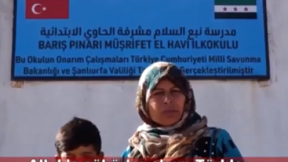 Barış Pınarı Müşrifet El Havi İlkokulunda Çocuk Sesleri