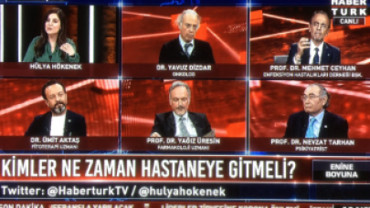 Enfeksiyon hastalıkları uzmanı canlı yayını terk etti: 'İnsanları kandırıyorsunuz'