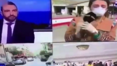 Muhabirin zor anları: Koronavirüs nedeniyle yere yığıldı!