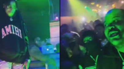 Ölü rapçiyi sahneye çıkarıp önünde dans ettiler,  görüntüleri izleyenlerin tüyleri ürperdi