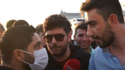 Suriye'de savaşan Türk komando röportaj verirken Suriyeli mülteci araya girdi: Komandoyu zor tuttular!