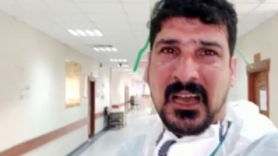 Koronavirüsü ağlayarak anlatan doktor: Lütfen evde kalın