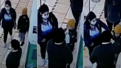 Ateş ölçer ile dezenfektanı karıştıran güvenlik görevlisi çocuğun gözüne dezenfektan sıktı!