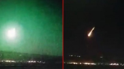 Türkiye semalarında ürküten görüntüler: Düşen göktaşı çok sayıda ilden görüldü