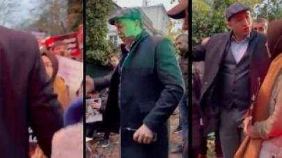 Bu nasıl polis? İstanbul'da eylem yapan Uygur Türkleri'ne bakın neler yaptı!