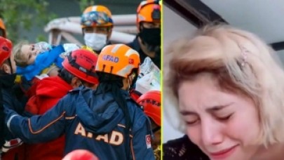 Ayda'nın enkaz altındaki zor anları taklit etti: Linç edilince videoyu kaldırdı