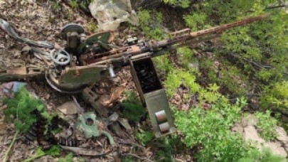 Pençe-Yıldırım operasyonu bölgesinde silah ve mühimmat ele geçirildi