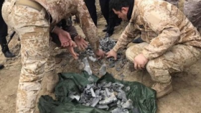 İran'ın ABD üssünü vurduğu Irak'taki Bölgeden Balistik Füze Parçaları Görüntülendi