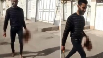 Eş baskısı yüzünden İran'dan Türkiye'ye kaçmıştı! Cani koca 17 yaşındaki kız çocuğunun başını kesip sokak sokak dolaştı