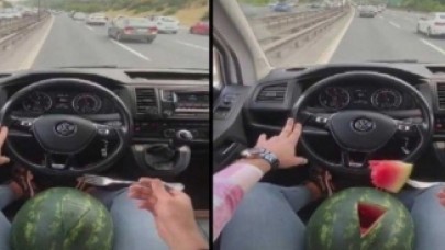 Batuhan Dura trafikte karpuz yerken hız limitini aştı: 'Gaza geldim'
