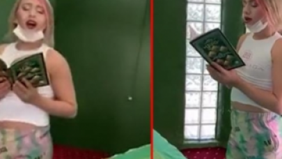 Bir burası kalmıştı: Türbede çekilen TikTok videosuna tepki yağıyor!