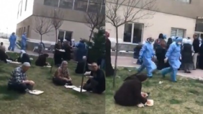 Karantinadaki Umrecilerin görüntüleri şaşırttı!