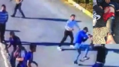 'Marketi neden açmıyorsun?' kavgası kameralara yansıdı