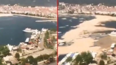 Deniz salyasının Marmara Denizi'ni kaplama anı 30 saniyelik bir hızlandırılmış video ile görüntülendi